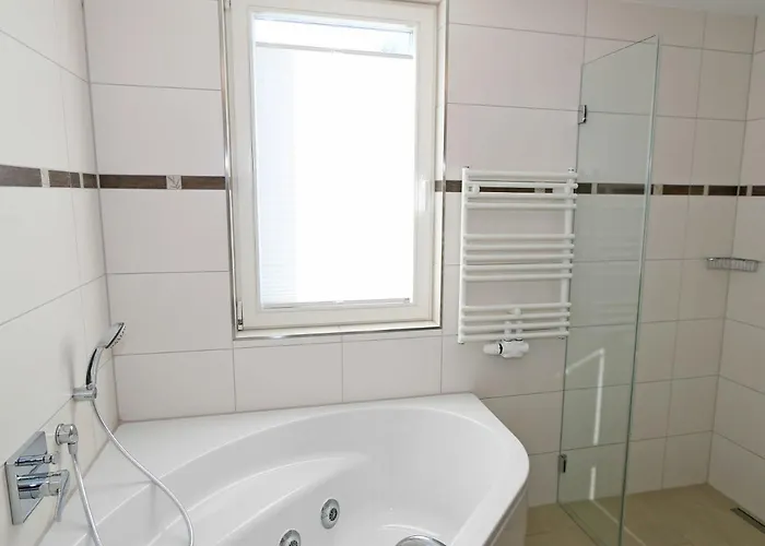 شقة Strandvilla - Wg 12 Mit Meerblick, Kamin, Sauna, Whirlpool *